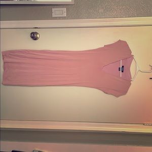 Semi tight pink dress
